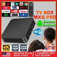 TV Box Decoder 4K HDR Android 10.0 Malaysia MYTV Set Top Box DVB T2 Digital Receiver Tuner Media Player Global Version