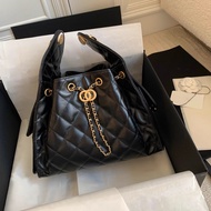 25c bag drawstring hobo armpit bag premium diamond grid chain bag single shoulder playful leather ba