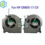 *9.6W Gaming Laptop CPU GPU Cooling Fan For HP Omen 17-CK Plus 17-CK1021TX TPN-Q266 17-CK000 M78888 