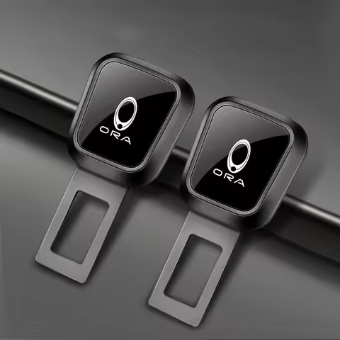 For Ora Good Cat Black Cat iQ etc Zinc Alloy Car Seat Belt Extender Clip Quick Release Safety Buckle