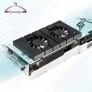 [deevoka] Graphic Card Backplane Cooler w/ Dual Fan Adjustable for RTX 3090 3080 30 Card