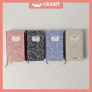 Notebook A6 dot grid Horizontal Line Crabit Composition