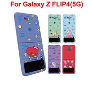 (Z FLIP4)BTS BT21 Official JELLY CANDY Slim Phone Case Cover For Samsung Galaxy Z FLIP 4 / Z FLIP4 5G