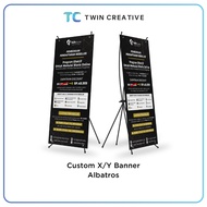 Print X Banner/Y Banner Standing Albatros Banner