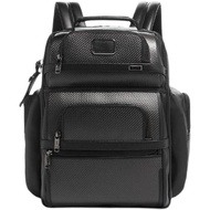 Tumi Alpha3 2603579C CB3 Classic Carbon Fiber Leather Backpack!Multi-compartment, Powerful Function