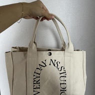 Preloved Everyday NS Studio Tote Bag Small (White / Cream)