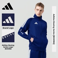adidas | Breathable Classic Striped Knit Jacket