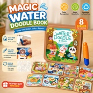 Kids Magic Water Drawing Book Reusable Magic Coloring Book Doodle Drawing Book Montessori Educationa