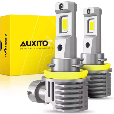 AUXITO Car LED Headlight 9005 HB3 LED 50W 16000LM H8 H9 H11 Bulb for Toyota Camry Hyundai Lexus Kia 