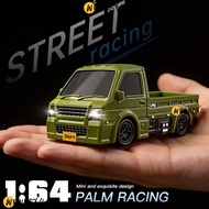 WENNEYU 1:64 RC Truck, 2.4G LED Lights RC Drift Car, High Quality High Speed 4WD Rechargeable Mini R