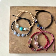 體驗活動 限量【DIY材料包】水晶編織手鍊 / 日本講師 / 天然石飾品