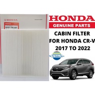 NEW ARRIVAL HONDA CR-V CABIN AIRCON FILTER FOR HONDA CR-V 2017 TO 2022 - Part Number 80291-T5R-A01