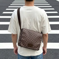 Louis Vuitton 經典棋盤格翻蓋郵差包，DISTRICT，路易威登，LV，斜背包，真品，正品，現貨，免運
