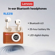 Lenovo LE218 Wireless Bluetooth Headphones ENC Intelligent Noise Cancellation Electronic Display Blu