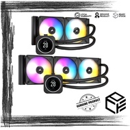 CORSAIR ICUE ELITE CAPELLIX SERIES RGB AIO LIQUID COOLER WITH LCD DISPLAY - BLACK ( H100I / H150I / 