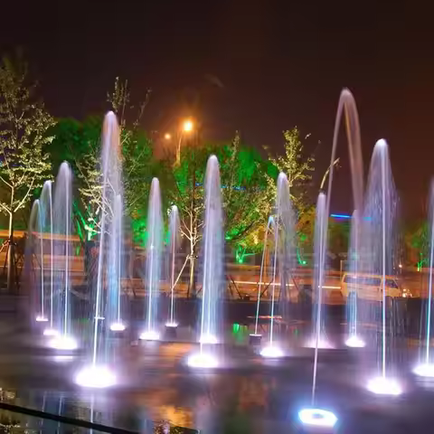 3/4" 1" 1.5" 2" Brass Air-Blended Bubbling Fountain Adjustable Direction Garden Pond Plaza Pool Wate