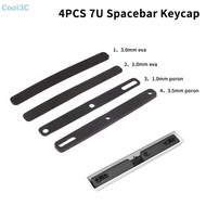 Cool3C 4Pcs 7U Spacebar Keycap Mechanical Keyboard Spacebar Keycaps Sound Insulation Foam Noise Abso
