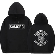 BAJU Sweatshirt Tops Sons of Anarchy SAMCRO  Men Womnen Fashion Brand Design M-3XL