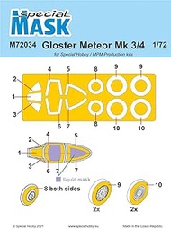 CMK Resin CMM72034 1/72 Gloss Metia Mk.3/4 Mask Seal Set (For Special Hobby and MPM) Masking Sticker