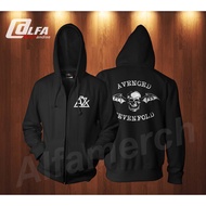 COOL!!! A7X AVENGED SEVENFOLD Zipper Jacket Hoodie Sweater DistroPOLOS