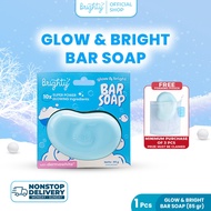 Brighty Glow & Bright Bar Soap Sabun Mandi Pemutih badan sabun pencerah sabun whieting whitening soa
