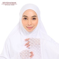 Siti Khadijah Telekung Modish Asanoha Jupe in White