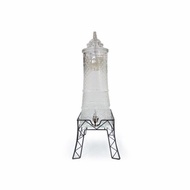 ` Rak+Dispenser Kaca Kristal Vicenza/Tempat Air Minum/Drink Jar