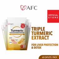 [6 packs] AFC Turmeric Concentrated Extract Best Triple Turmeric - Natural Detox Digestion Slimming 