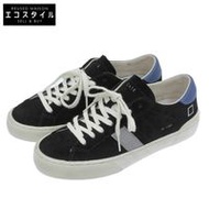 Date Hill Low Used Black Suede Low-Top Sneakers for Women, Black, Size 23.5cm, UK Size 4