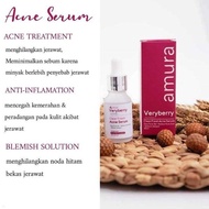 amura expert serum gold acne jerawat flek hitam wajah glowing vit c - acne