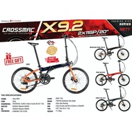 Crossmac X9.2 Folding Bike 20"(451)Full Aluminum Frame Shimano 105 R7000 2x11sp mix