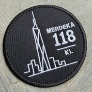 Merdeka 118 Kuala Lumpur embroidered emblem