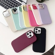 Chrome Lens Case For iphone 17 16 15 13 12 11 PRO MAX 8+ 7+ 8 7 XR Softcase Silicone Oval