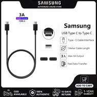 สายชาร์จ Samsung สายชาร์ทเร็วซัมซุง ของแท้ 3A Cable Super Fast Charging EP-DG980 USB C to USB C ข้อมูล line for S20 S21 S22 S23 Ultra Note10 A80 A70 A71 A51