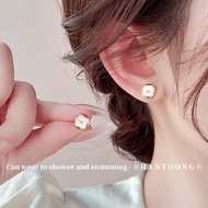 Earring Stainless Steel Subang Titanium Original Gold Earrings Anting Anting Perempuan Anti Karat