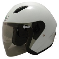 G GP5 Safety Helmet A209 Plain White Plus Size Big Head Circumference Buckle Removable Washable Lini