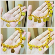 Dubai bracelet luxury gold coin bracelet