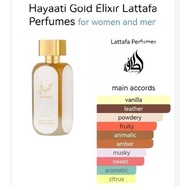 HAYAATI GOLD ELIXIR EDP PARFUM 100ML FOR MEN AND WOMEN PERFUME