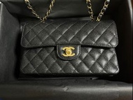🥰Full set Chanel cf 23 small 荔枝皮 黑金牛