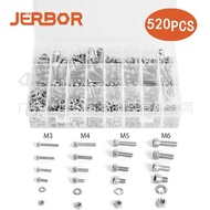 Nut Bolt M6M4520 Flat Washer Cylindrical Box pcs Hexagon/M5/M3 Hexagon Socket Stainless Steel/Bolt W