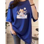 [AMYGO] 1XL-5XL T shirt Women 2Y776 T shirt Women Tshirt Crop Top Tshirt BlouseLadies OversizeIntern