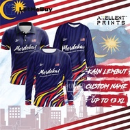 Family Set Wear Clothing Muslimah 2024 Plus Size Axellent Exclusive Merdeka Jersey Collection 2023 Baju Merdeka, Edition 2