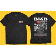 RACEROOM T-Shirt Round Neck Black Not Sagging Cotton100 HONDA B16 Engine-245 S-5XL Printed -