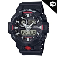[Watchspree] Casio G-Shock New GA-700 Black Resin Band Watch GA700-1A GA-700-1A