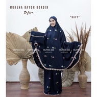 KATUN JUMBO BORDIR MUKENA SAFIRA RAYON DEWASA