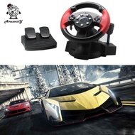 [Amuzocity] SiaBiced Racing Steering Wheel For PS3 / PS2 Game Steering Wheel PC Vibration Remote Con