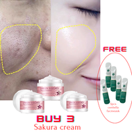 3 PCS BEST SELLER Japan Sakura Cream Whitening cream Lighten dark spots Moisturizing cream Brighteni