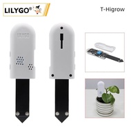 LILYGO® T-Higrow ESP32 Soil Tester DHT11 BEM280 Garden Flowers Temperature Moisture Sensor WiFi Blue