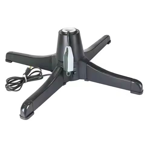 Christmas Tree Rotating Stand Replacement EU 220V 360 Rotation Easily Install Adjustable for 7.5 Fee