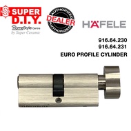 HAFELE Euro Cylinder Stainless Steel (60mm/70mm)